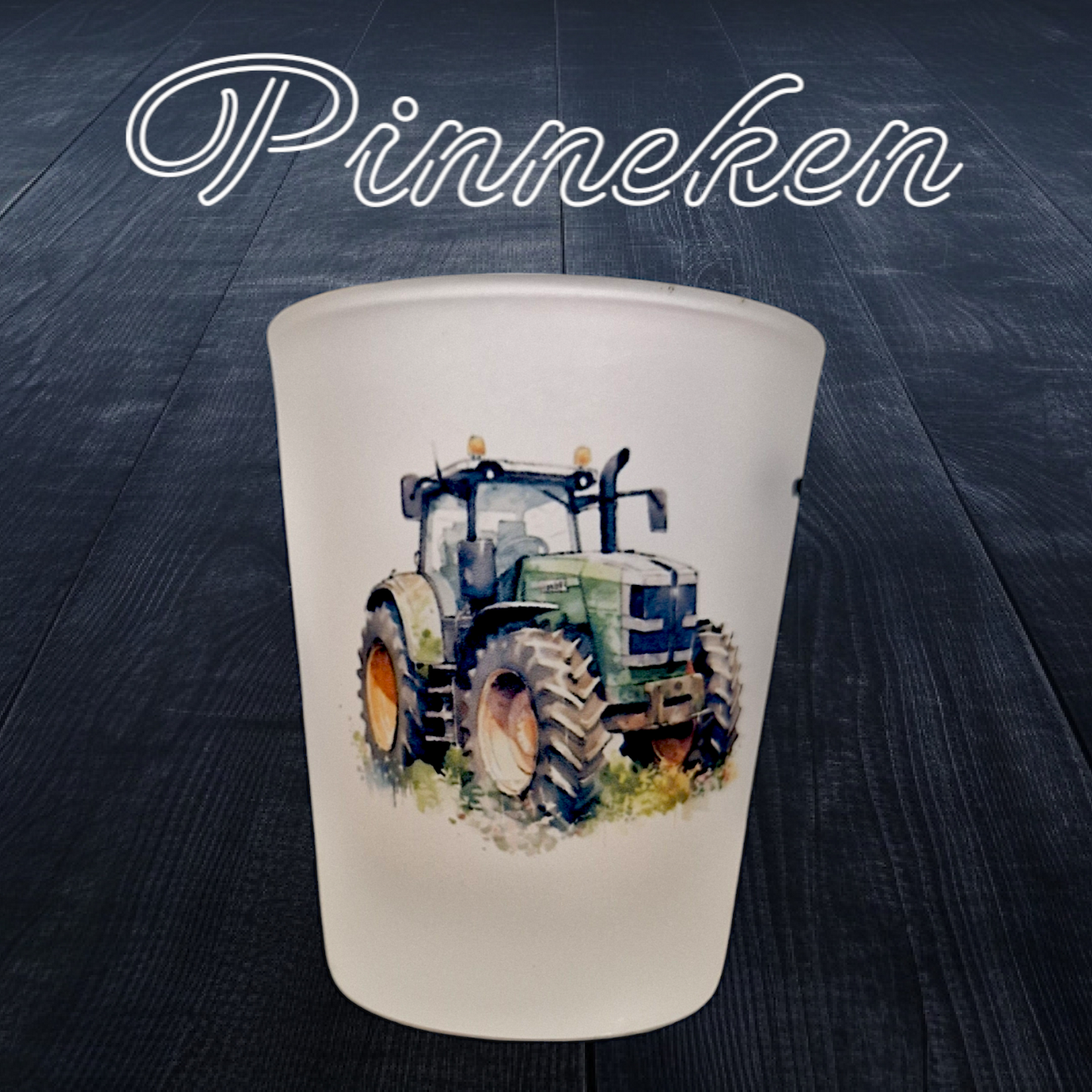 Schnapsglas Pinneken Trecker grün - Pirouette Handmade