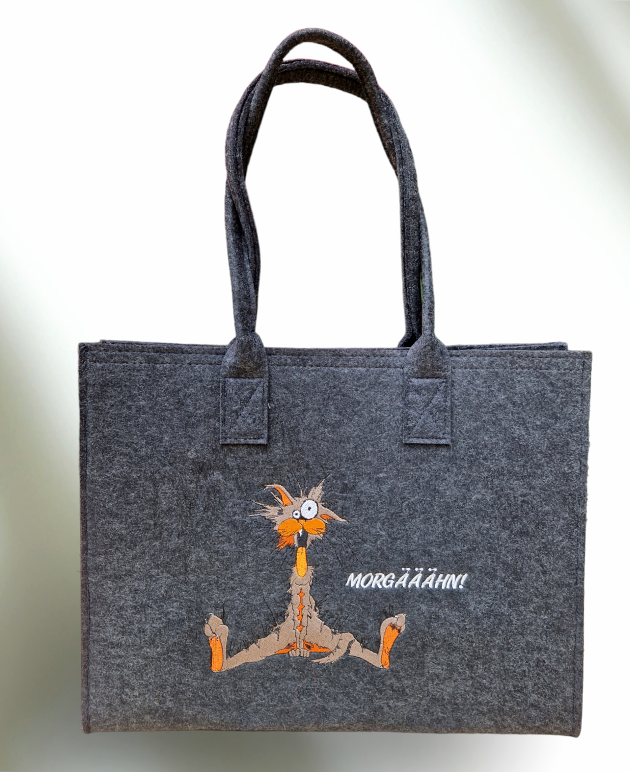 Filzshopper Katze Morgäähn - Pirouette Handmade