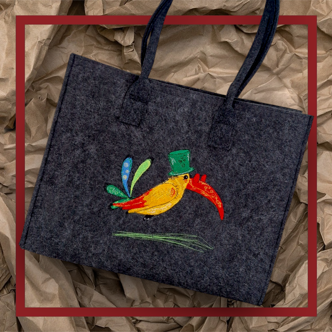Filzshopper Bunter Rabe - Pirouette Handmade