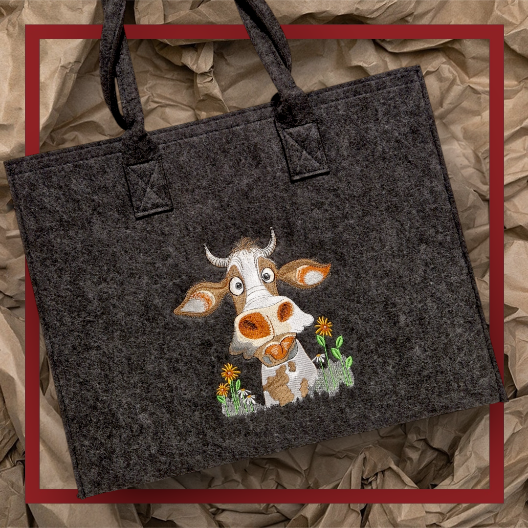 Filzshopper Kuh - Pirouette Handmade