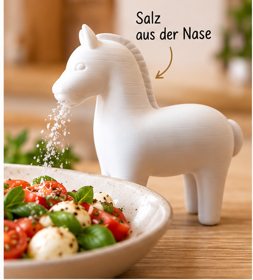 Salt & Pepper Pony - Pirouette Handmade