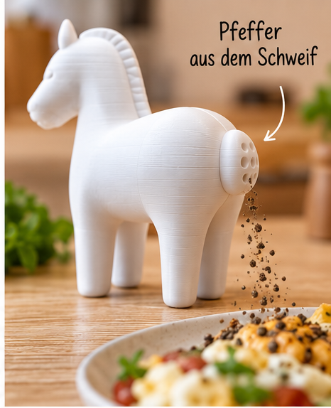 Salt & Pepper Pony - Pirouette Handmade