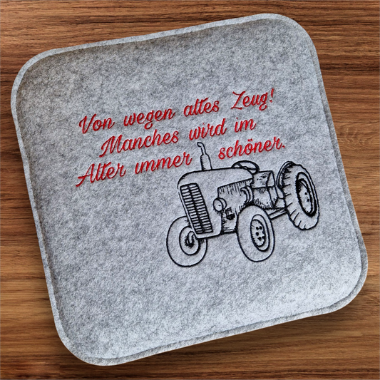 Sitzkissen Trecker Oldtimer - Pirouette Handmade