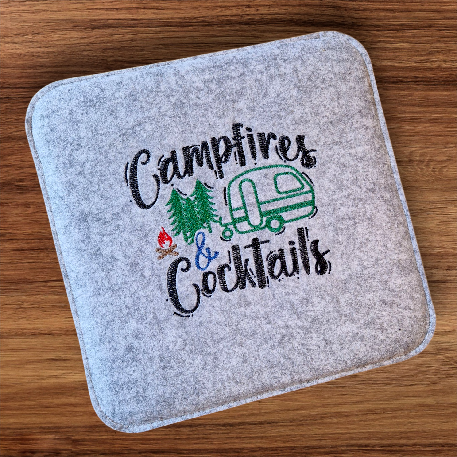 Sitzkissen Camping Wohnwagen - Pirouette Handmade