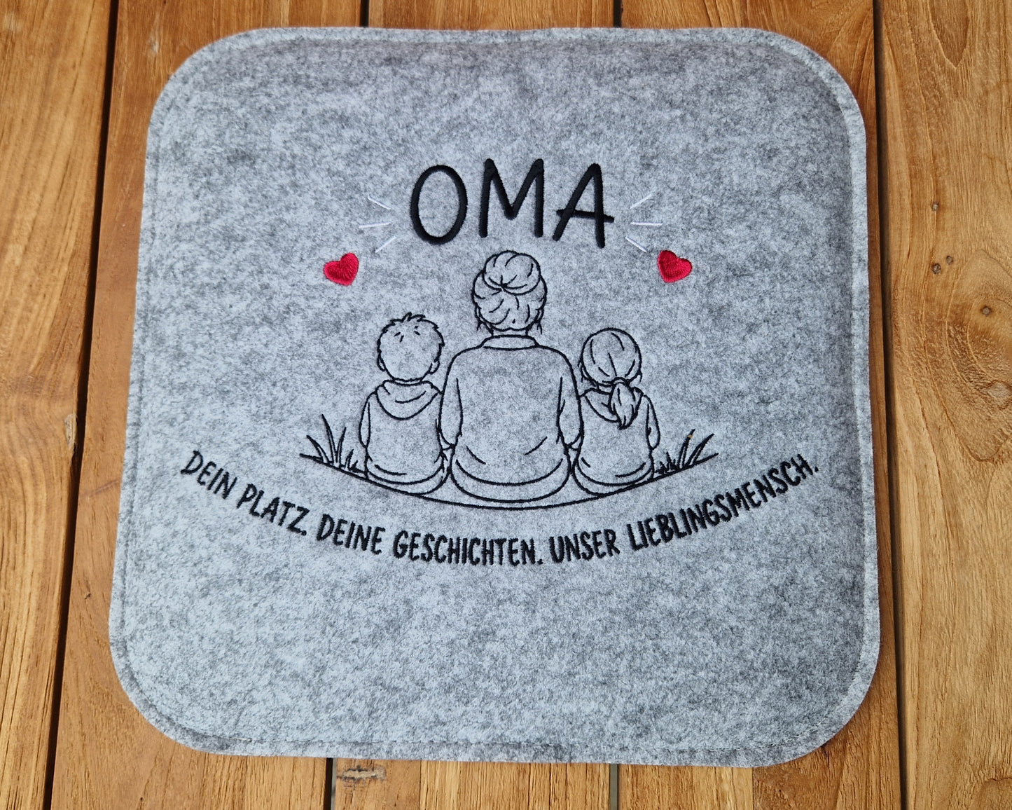 Sitzkissen Oma Erinnerungen - Pirouette Handmade