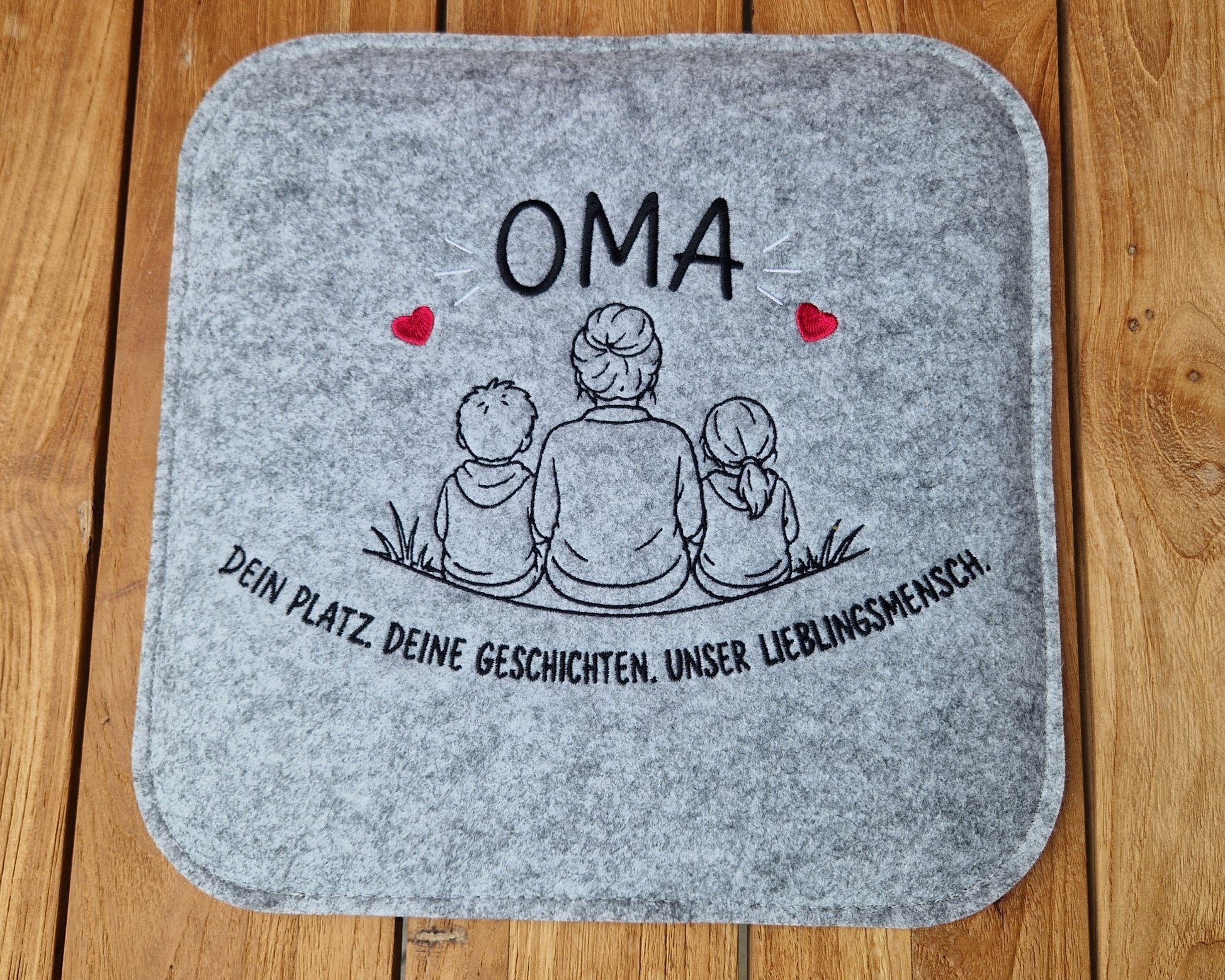 Sitzkissen Oma Erinnerungen - Pirouette Handmade