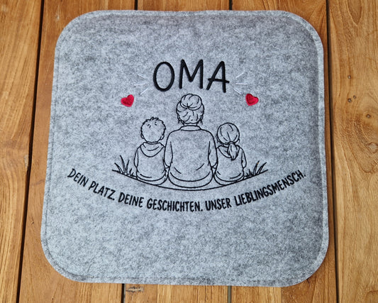 Sitzkissen Oma Erinnerungen - Pirouette Handmade