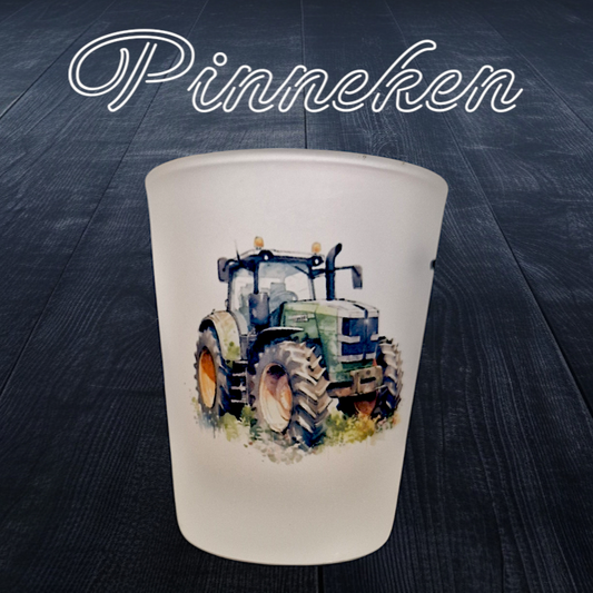 Schnapsglas Pinneken Trecker grün - Pirouette Handmade