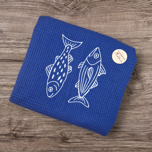 Küchenhandtuch "Fisch" - Pirouette Handmade