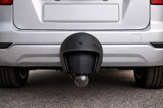 Anhängerkupplung Schutzkappe Motorradhelm 3D Druck - Pirouette Handmade