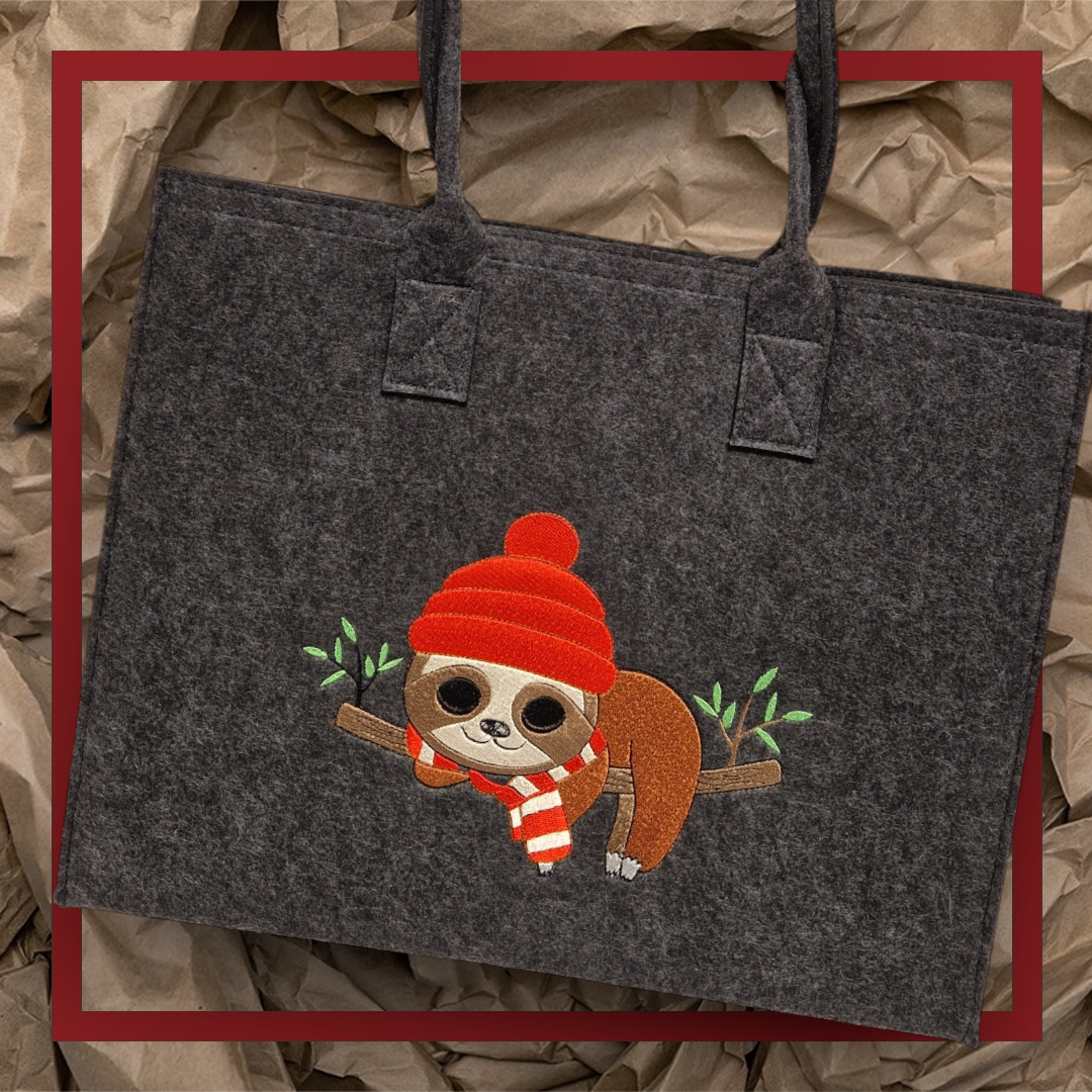 Filzshopper Faultier - Pirouette Handmade