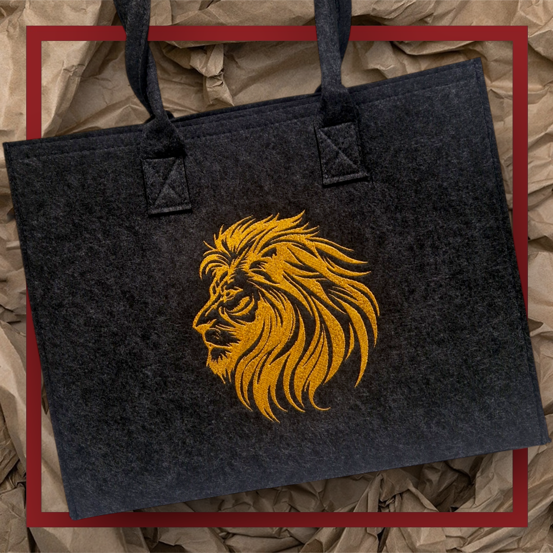 Filzshopper Löwe - Pirouette Handmade